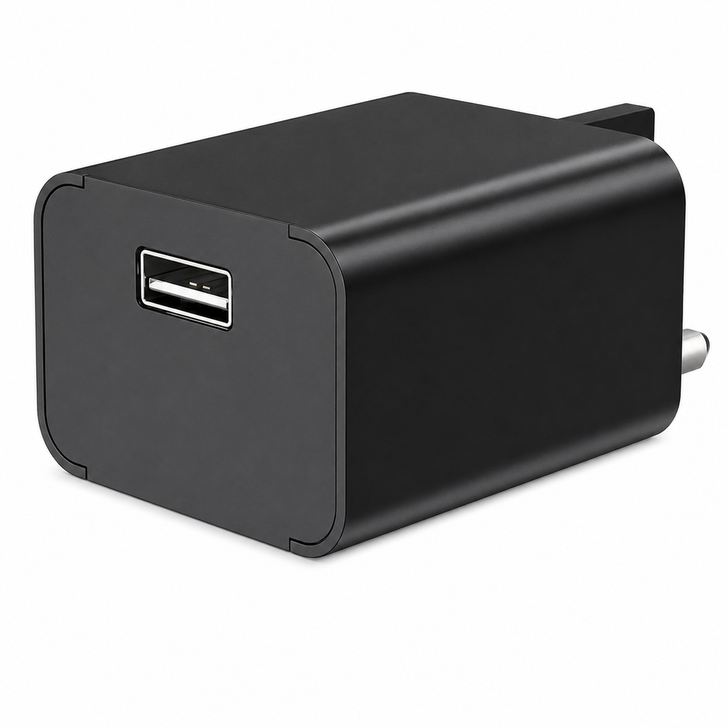 USB Charger Hidden Camera – 1080p, Motion Detection, Loop Recording