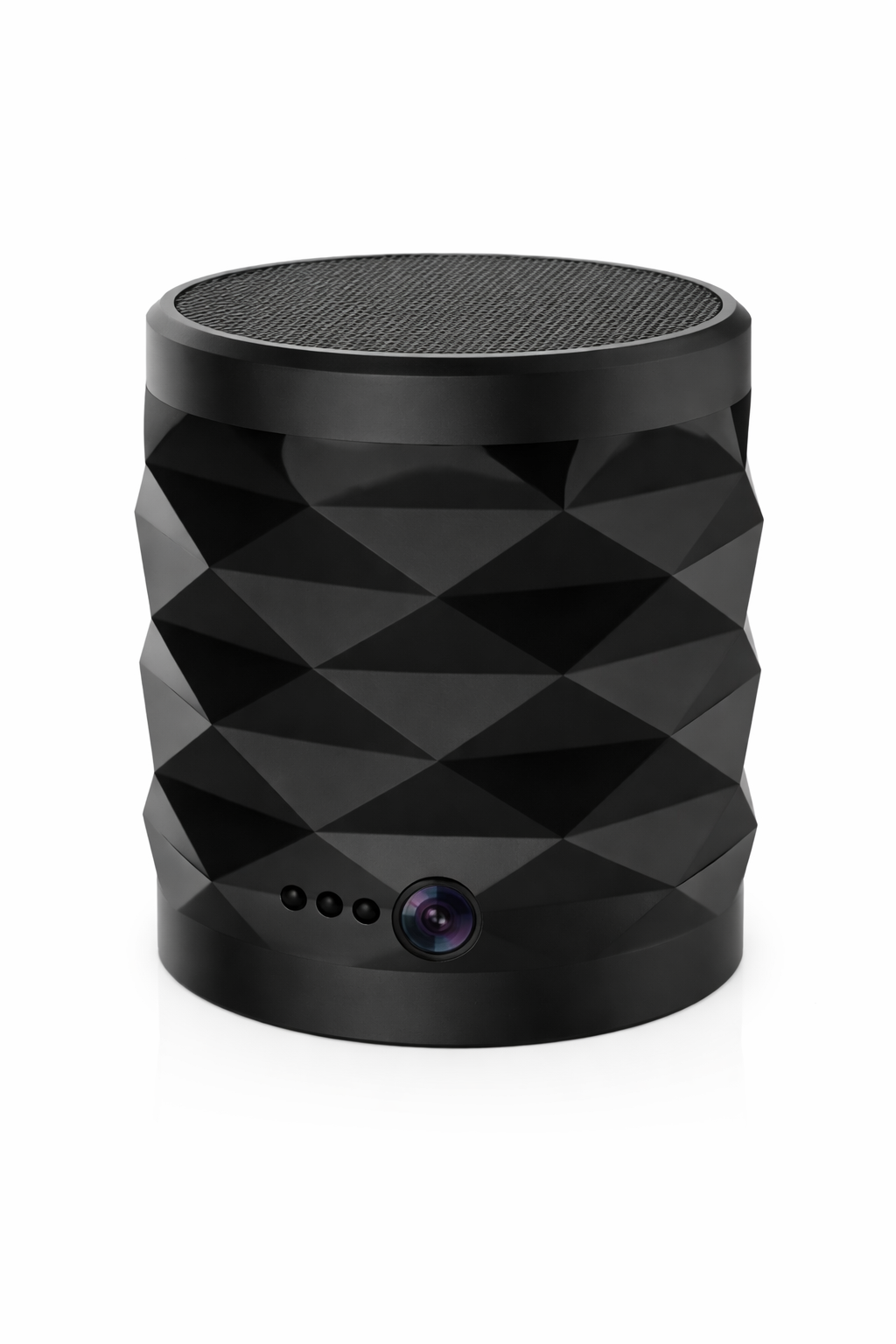 1080P HD Mini Wi-Fi Bluetooth Speaker Security Camera with Two-Way Audio & Night Vision