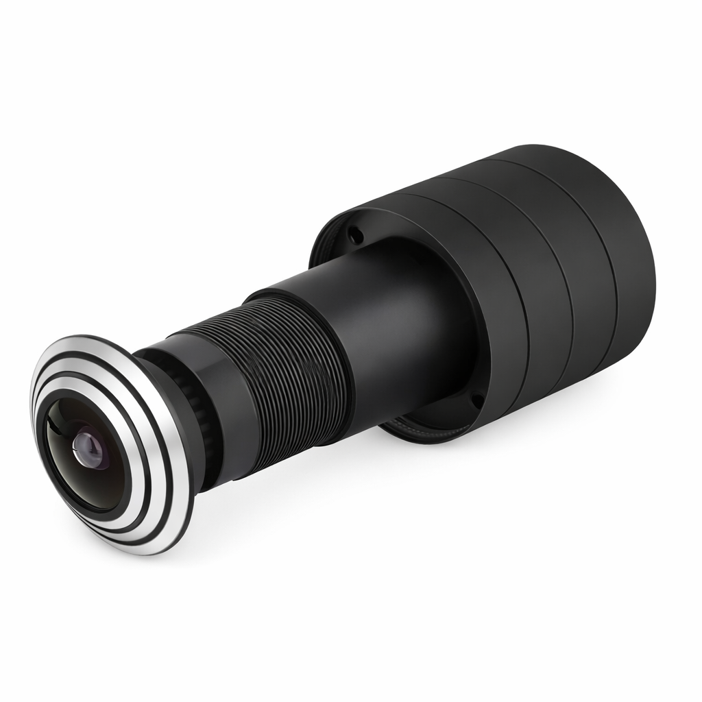 1080P Mini Wi-Fi Door Eye Camera – Wide-Angle Fisheye Peephole Security Cam
