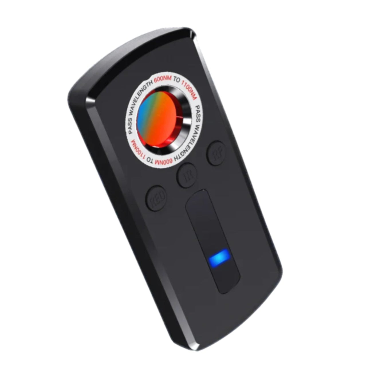 Infrared detector on a white background with text 'Infrared Detector'.