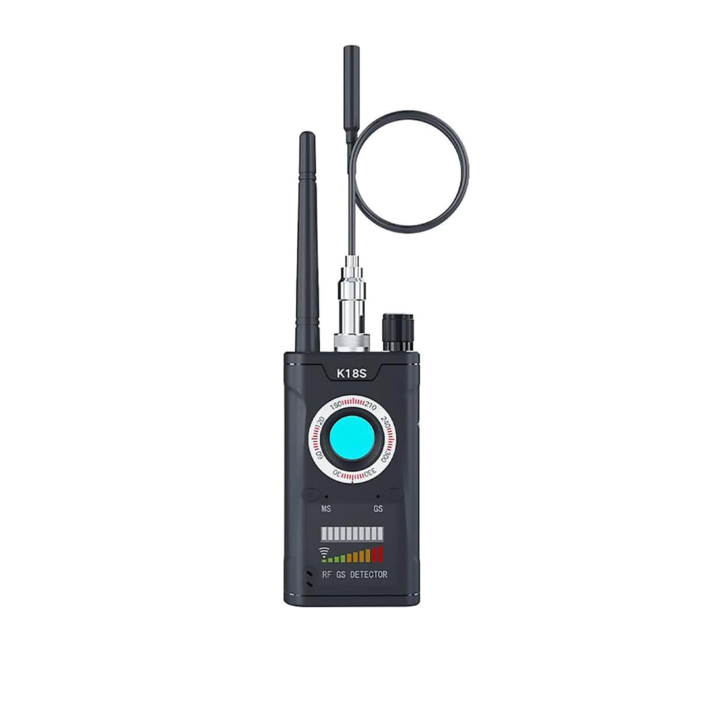 RF signal detector with antennas on a white background
