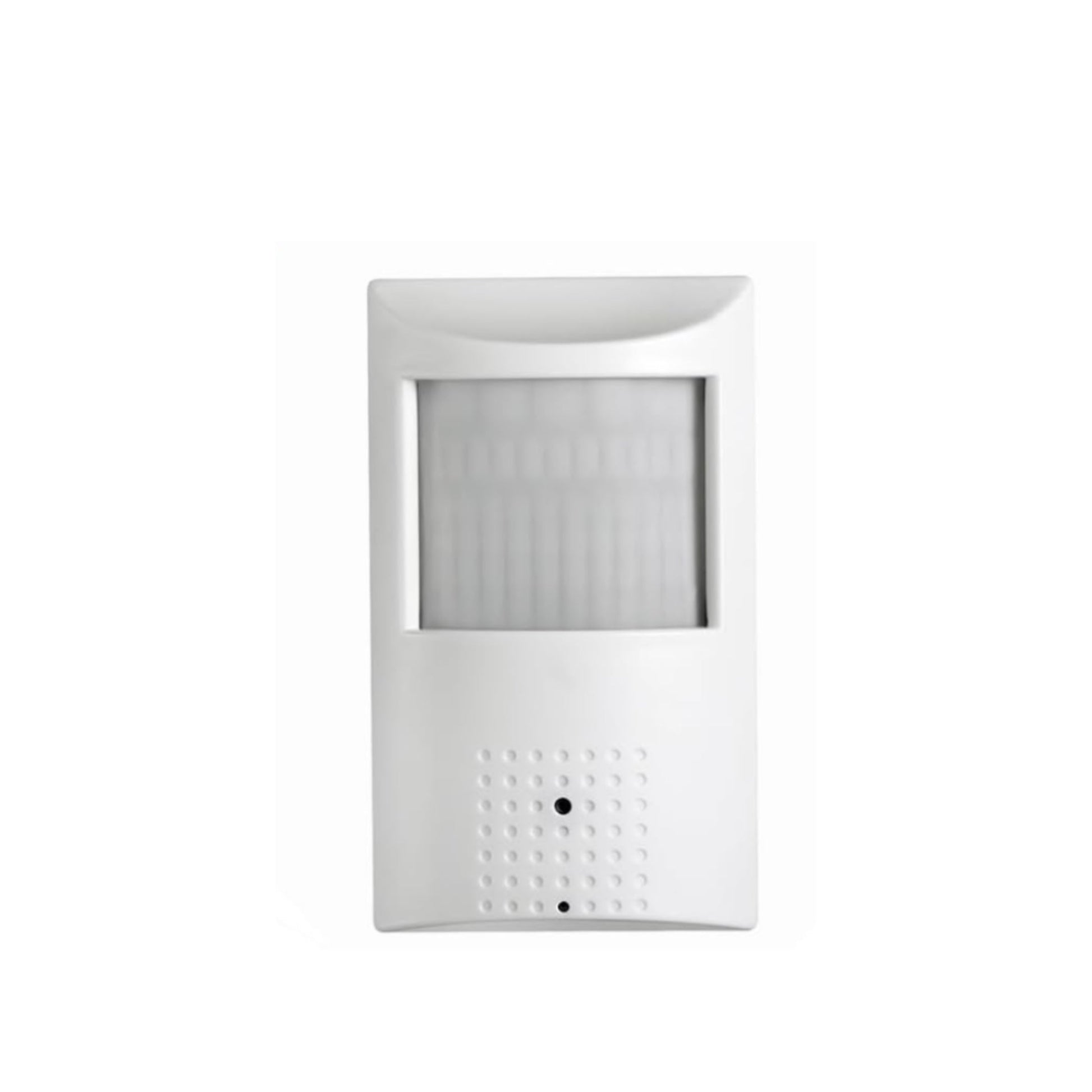 White motion detection sensor on a white background with 'Motion Detection' text above it.