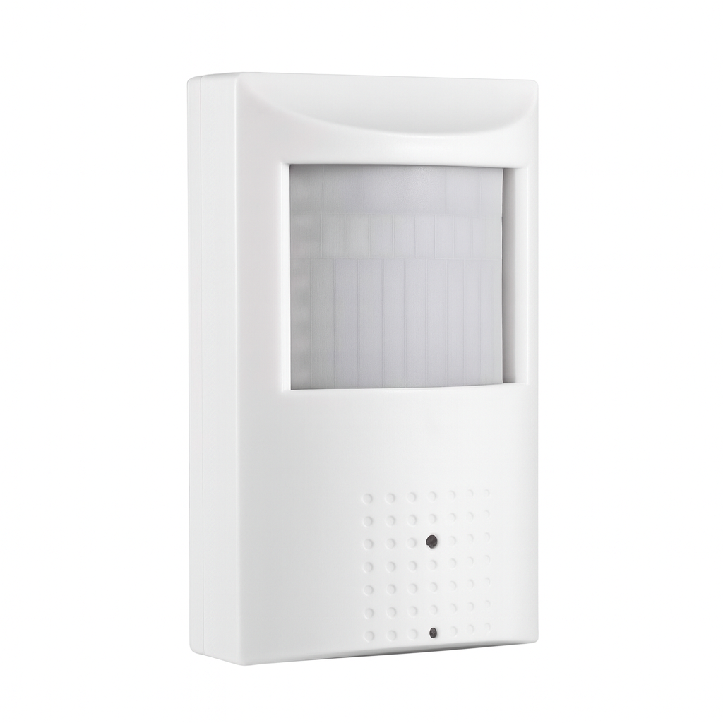 White wall-mounted cabinet with a glass door on a white background