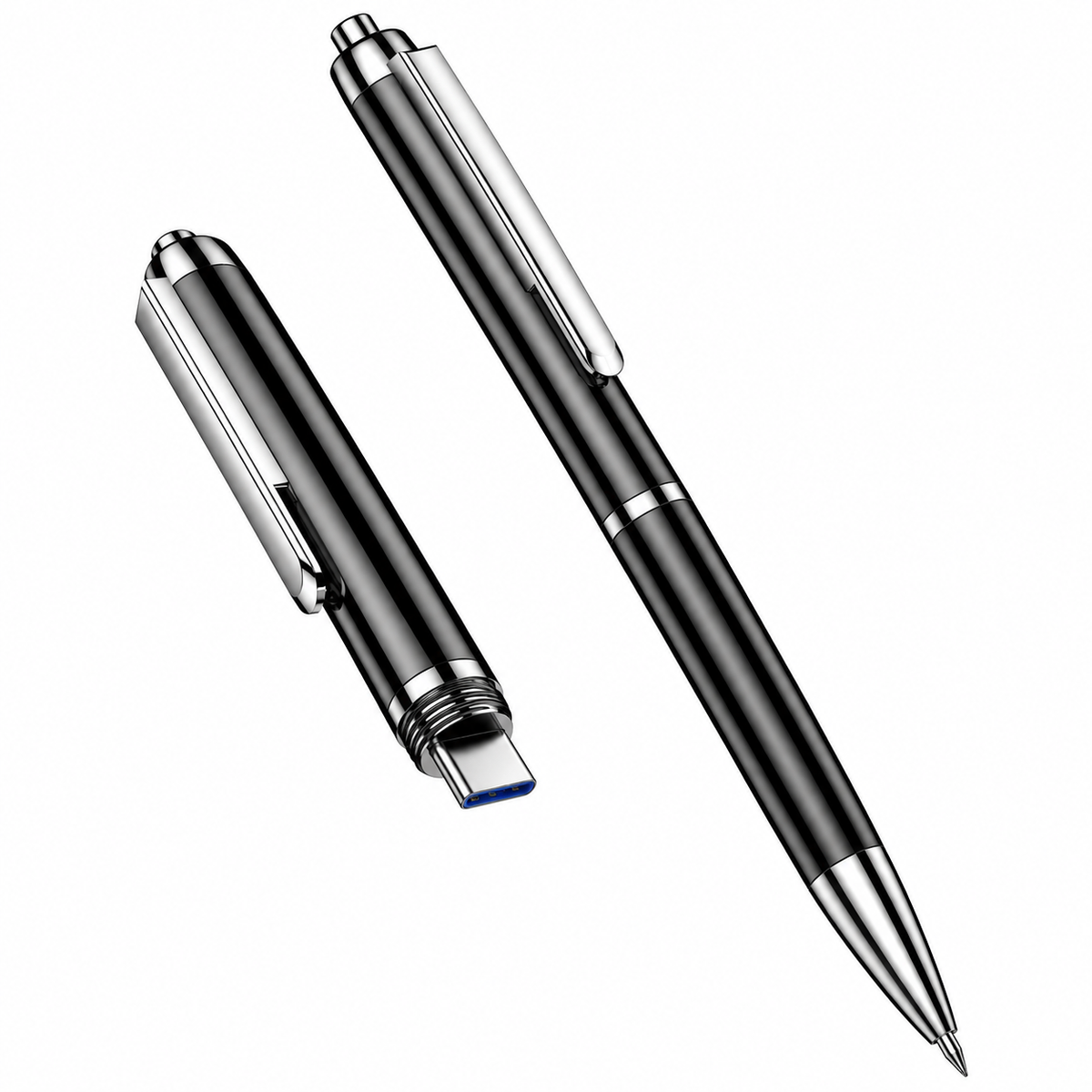 Voice Recorder Pen – Voice Activated, Noise Reduction, USB-C